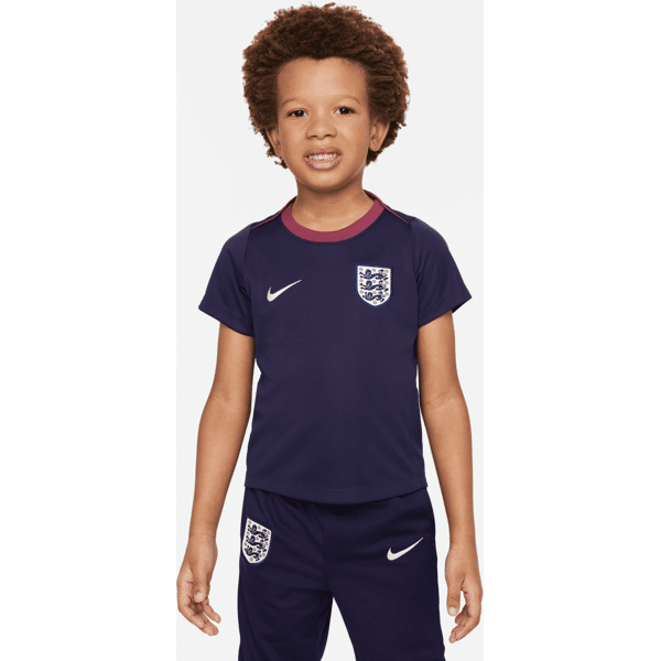 nike maglia da calcio a manica corta  dri-fit inghilterra academy pro – bambino/a - viola