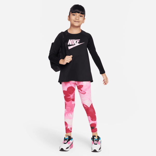 nike completo dri-fit in 2 pezzi  sci-dye dri-fit leggings set – bambini - rosa