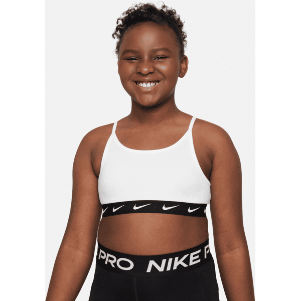 nike bra  dri-fit one (taglia grande) – ragazza - bianco