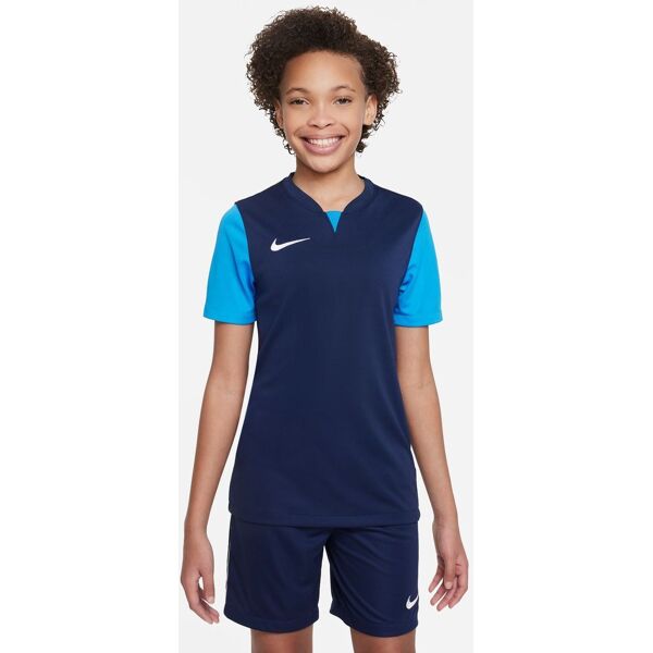 nike maglia da calcio trophy v blu navy per bambino dr0942-410 xs