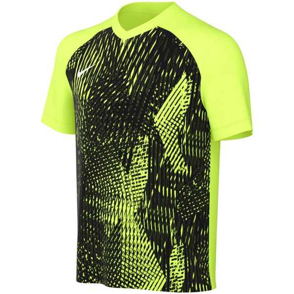 nike maglia da calcio precision vi giallo fluorescente per bambino dr0950-702 l