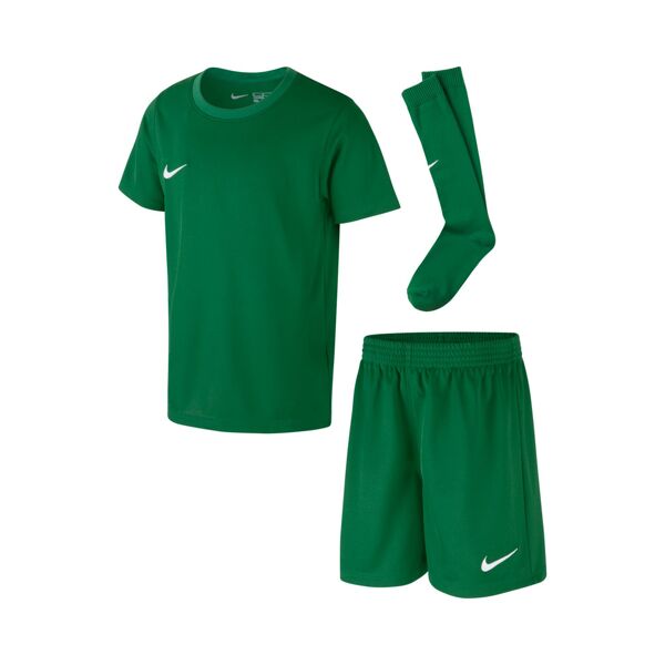 nike tuta da calcio park kit set verde bambino cd2244-302 s