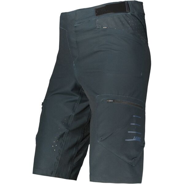 leatt mtb all mountain 2.0 pantaloncini da bicicletta per bambini nero m