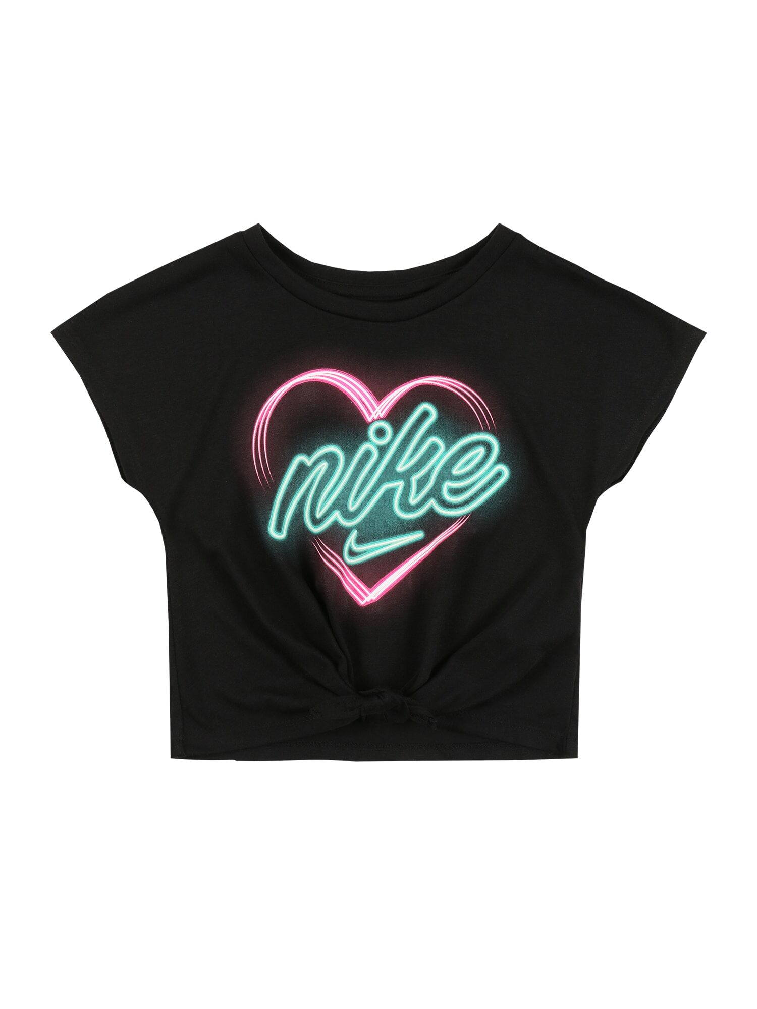 NIKE Maglia funzionale 'HEART GLOW IN THE DARK' Nero