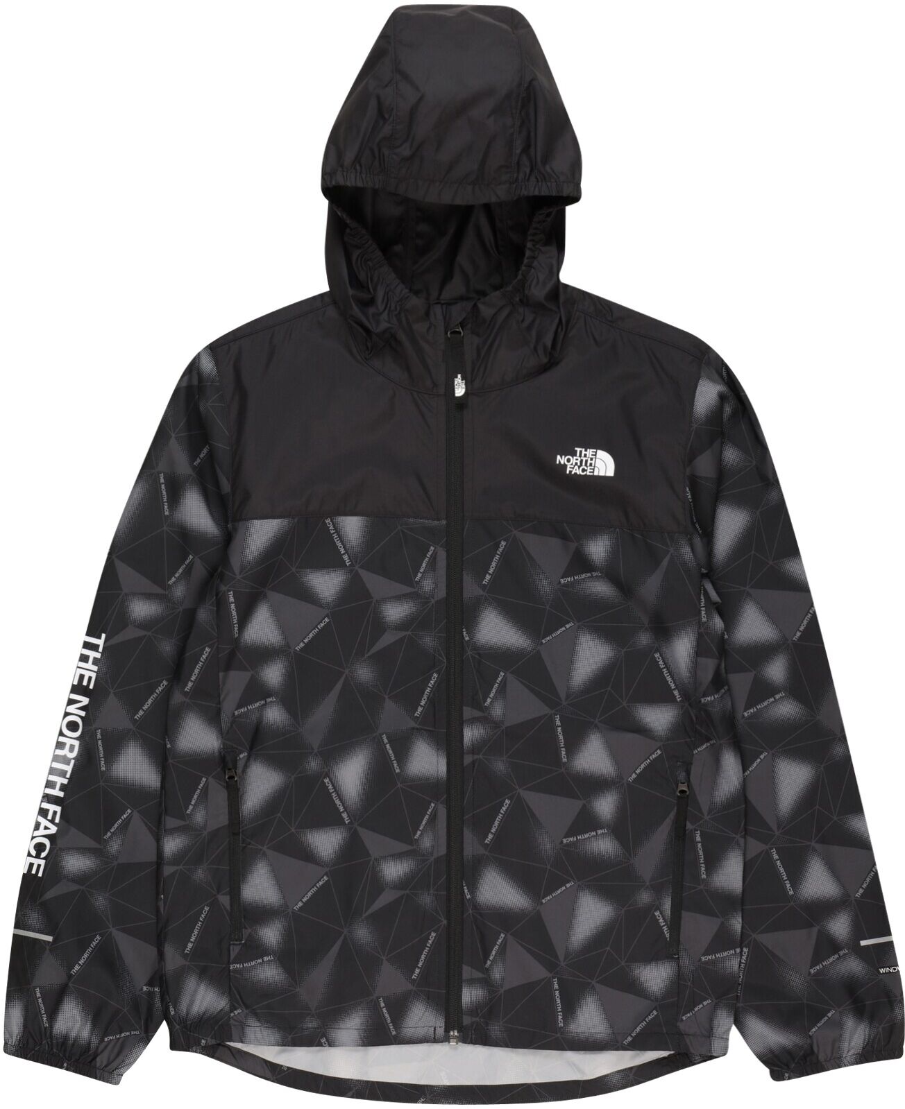 THE NORTH FACE Giacca per outdoor 'REACT WIND' Grigio