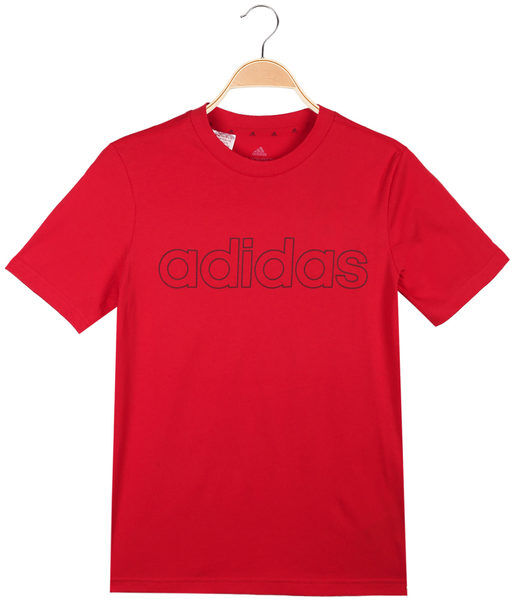 Adidas B LIN T T-shirt da bambino rossa T-Shirt Manica Corta bambino Rosso taglia 15/16