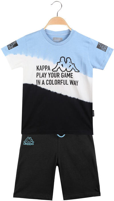 Kappa Completo sportivo corto da ragazzo t-shirt + bermuda Completi 3-16 Anni bambino Blu taglia 10