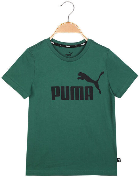 Puma ESS LOGO TEE T-shirt sportiva da bambini T-Shirt e Top unisex bambino Verde taglia 09/10