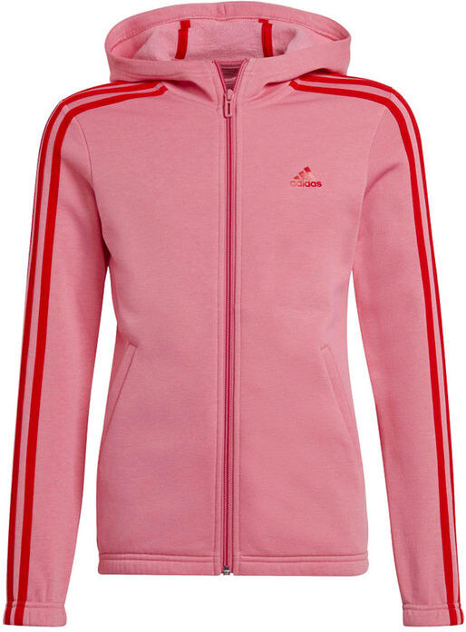 Adidas Felpa da bambina con cappuccio e zip Felpe bambina Rosa taglia 14/15