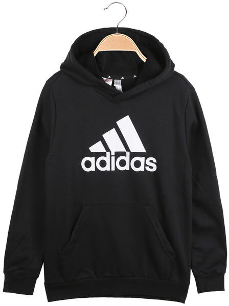 Adidas Felpa da ragazzi con cappuccio in cotone Felpe unisex bambino Nero taglia 13/14