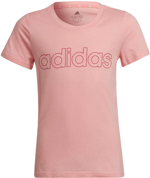 Adidas HE1965 T-shirt manica corta da ragazza con scritta T-Shirt Manica Corta bambina Rosso taglia 14/15