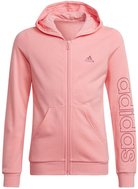 Adidas HE1968 Felpa da ragazza con cappuccio Felpe Leggere bambina Rosso taglia 14/15