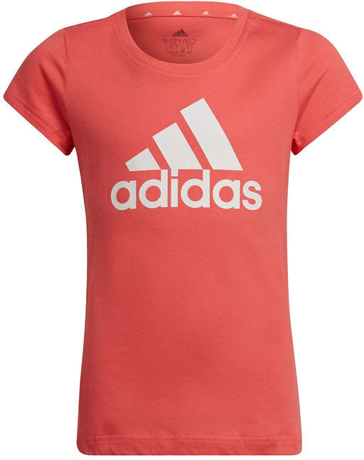 Adidas HE1979 T-shirt manica corta da ragazza T-Shirt Manica Corta bambina Rosso taglia 13/14