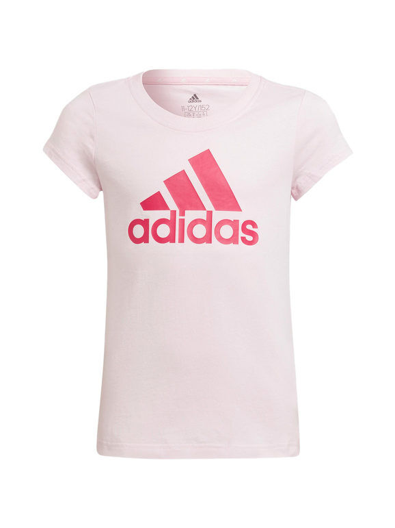 Adidas HM8732 Essential T-shirt ragazza T-Shirt Manica Corta bambina Rosa taglia 11/12