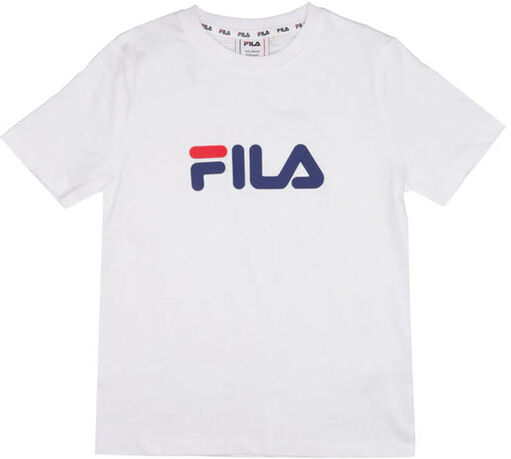 Fila SOLBERG Classic logo tee T-shirt unisex da ragazzi T-Shirt e Top unisex bambino Bianco taglia 11/12