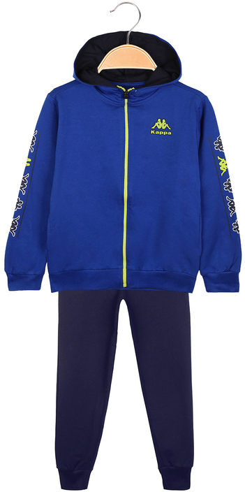 Kappa Tuta sportiva 2 pezzi da bambino con felpa Tute Sportive bambino Blu taglia 07