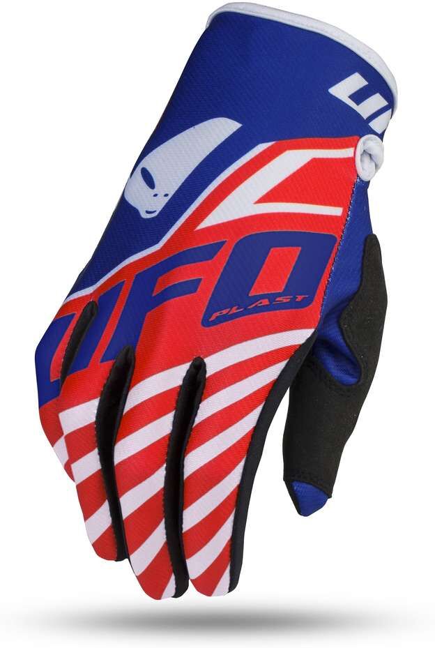 Ufo Guanti moto cross enduro bambino ufo skill vanadium kid rosso blu