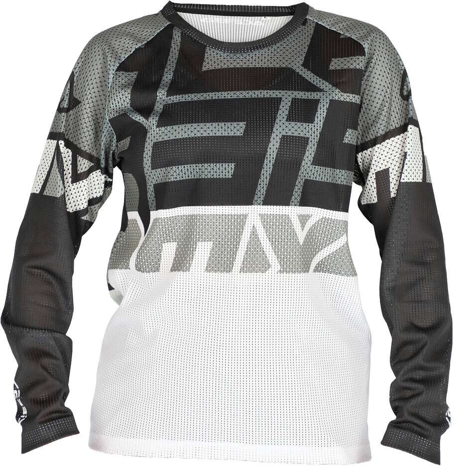 Maglia Moto MTB Bambino Acerbis MX-J WINDY FOUR VENTED Nero taglia L