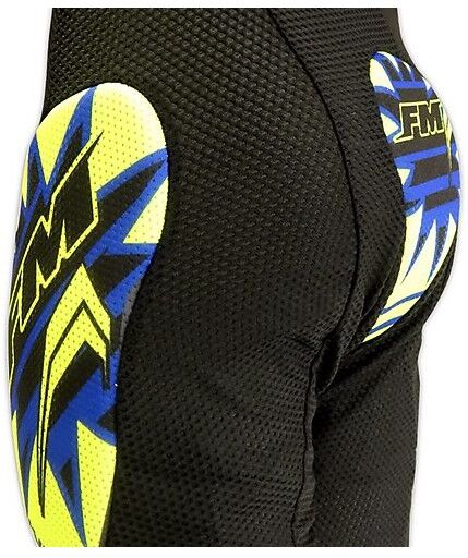 Fm racing Pantaloncini da bambino protettivi moto cross enduro fm racing air pants nero gi