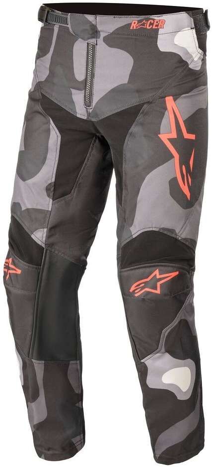 Alpinestars Pantaloni bambino moto cross enduro alpinestars youth racer tactical nero camo r