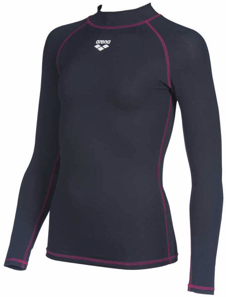 Arena Rash Jr - maglia a compressione - ragazzi Dark Grey/Pink 10-11A