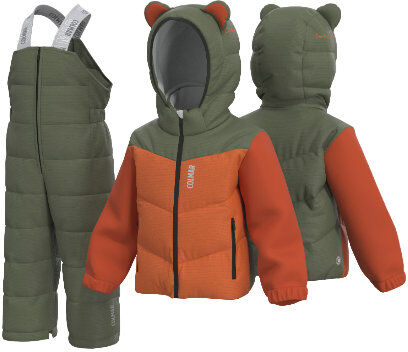 Colmar Magnetic Jr - tuta da sci - bambino Orange/Green 36