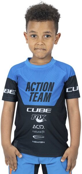 Cube Junior X Actionteam - maglia mtb - bambino Blue/Black XL