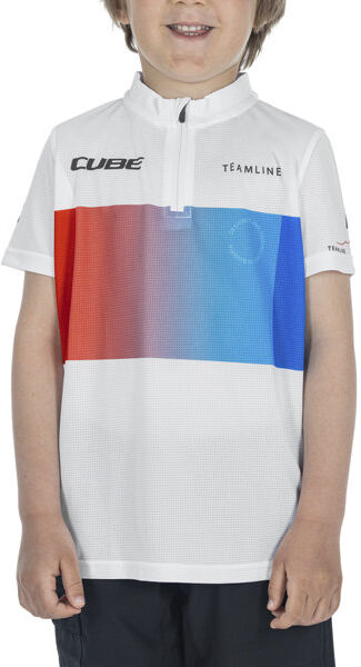 Cube Teamline Rookie S/S - maglia ciclismo - bambino White XS