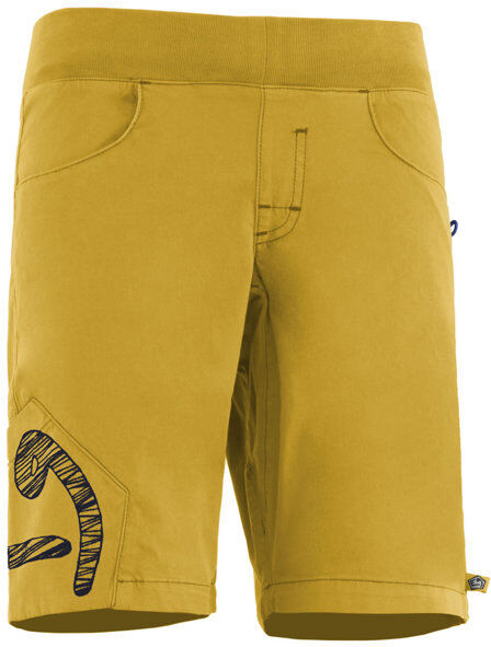 E9 B Pentago Peace - pantaloni corti arrampicata - bambino Yellow 4