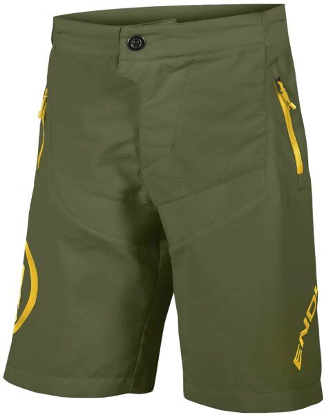 Endura K MT500JR with Liner - pantaloncino mtb - bambino Green 9-10A