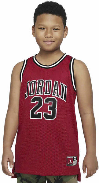 Nike Jordan J 2 Jersey - top - ragazzo Red 12-13A