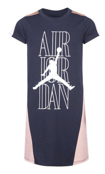 Nike Jordan Pink Satin Dress - T-shirt - ragazza Dark Blue/Pink 13-14A