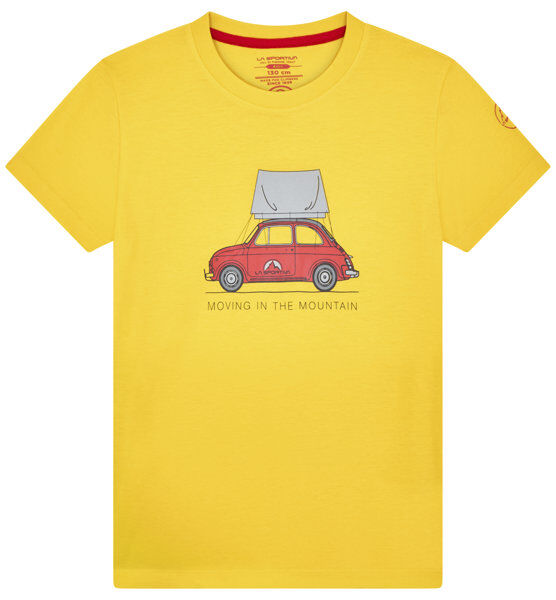 La Sportiva Cinquecento - T-Shirt arrampicata - bambino Yellow 140