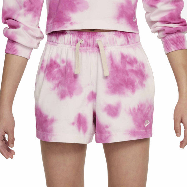 Nike Sportswear Wash Big J - pantaloni fitness - ragazza White/Pink XL
