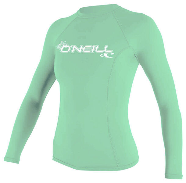 O'Neill Kid Basic Skins L/S Rash Guard - maglia a compressione - bambino Light Green 10A