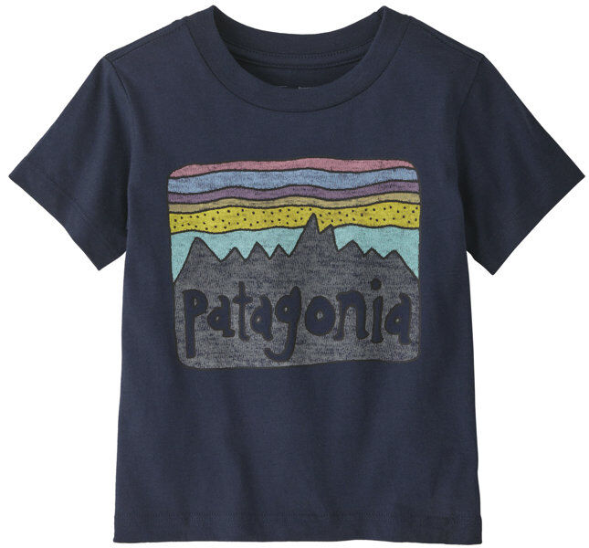 Patagonia Baby Fitz Roy Skies - T-Shirt - bambino Blue 3A