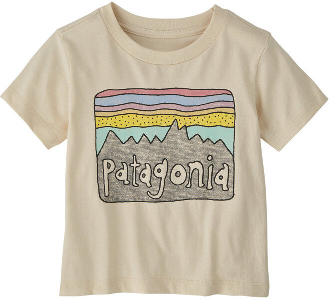 Patagonia Baby Fitz Roy Skies - T-Shirt - bambino Red 12M