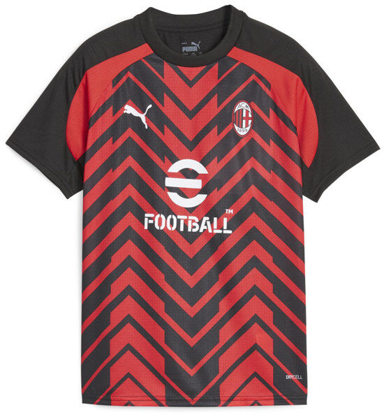 Puma AC Milan Prematch Jr - maglia calcio - bambino Red/Black 140