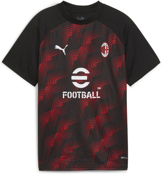 Puma AC Milan Prematch Jr - maglia calcio - bambino Black/Red 140