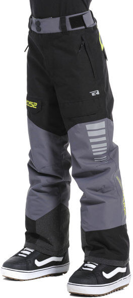 Rehall Carlton Jr - pantaloni da sci - bambino Black/Grey 152