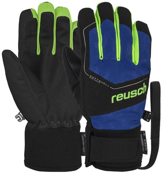 Reusch Torby R-TEX® XT J - guanti da sci - bambino Black/Blue/Green 6