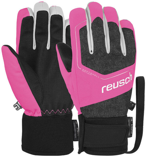 Reusch Torby R-TEX® XT J - guanti da sci - bambino Pink/Grey/Black 6,5