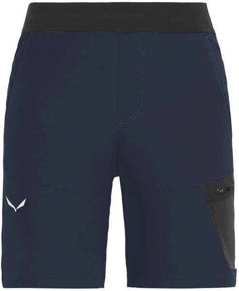 Salewa Agner DST B - pantaloncino softshell - bambino Dark Blue/Black/White 116