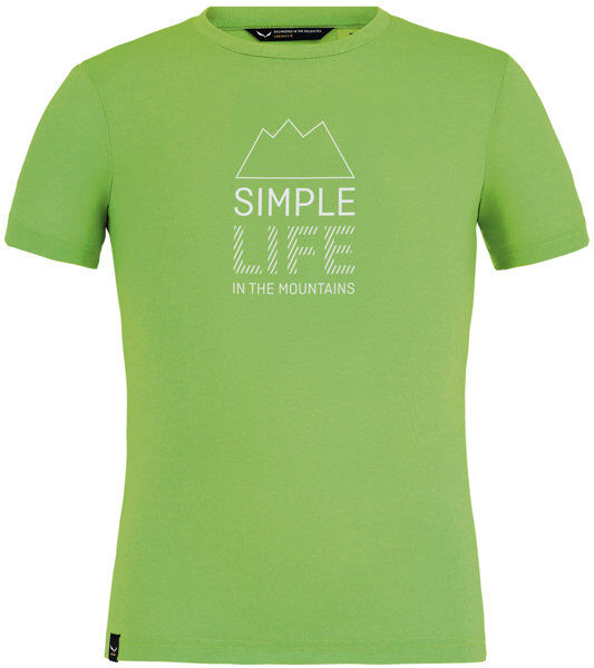 Salewa Simple Life Dri-Rel K - T-shirt - bambino Light Green/White 140