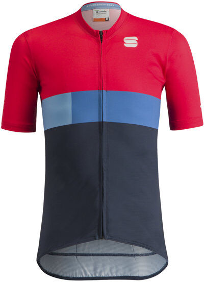 Sportful Snap Kid - maglia ciclismo - bambini Red/Blue 8A