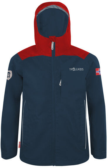 Trollkids Bergen Kids - giacca trekking - bambino Blue/Red 164