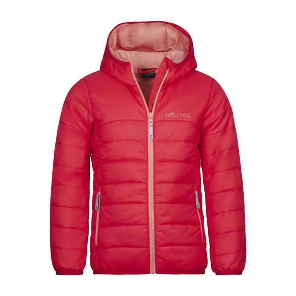 Trollkids Eikefjord - giacca trekking - bambina Red/Pink 104