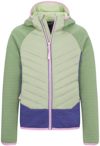 Trollkids Girls Sirdal - giacca ibrida - bambina Green/Violet 140