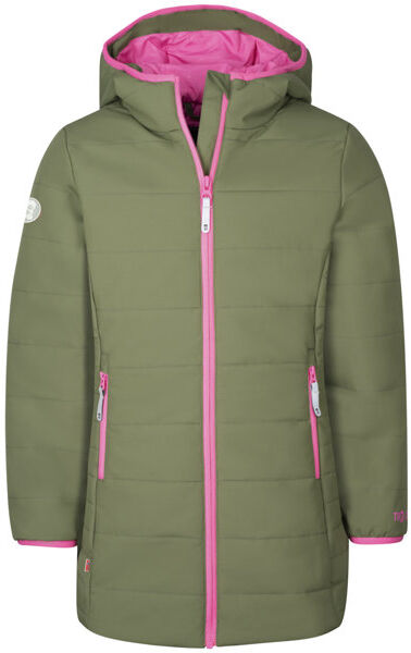 Trollkids Girls Stavanger Coat - giacca trekking - bambina Green/Pink 152