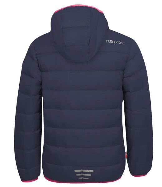 Trollkids Dovrefjell - giacca piumino - bambino Dark Blue/Pink 152